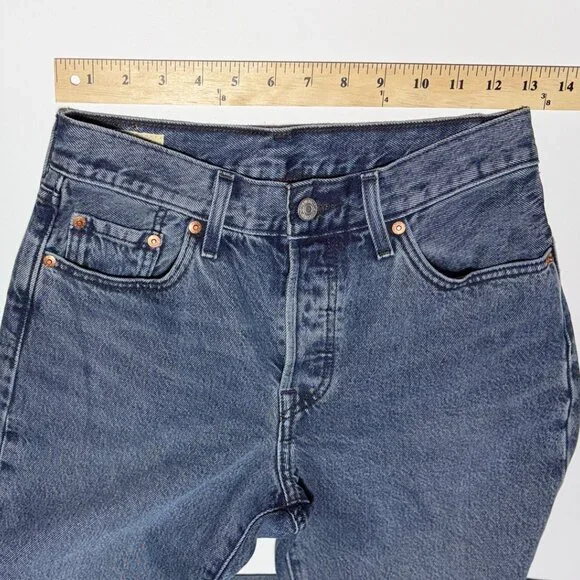 501 Levi's Premium  Jeans Fit Womens Buttonfly Straightcut W24 L30 CW 2923 - Picture 7 of 16